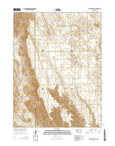Dittons Creek SE Nebraska Current topographic map, 1:24000 scale, 7.5 X 7.5 Minute, Year 2014