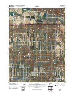 Dix Nebraska Historical topographic map, 1:24000 scale, 7.5 X 7.5 Minute, Year 2011