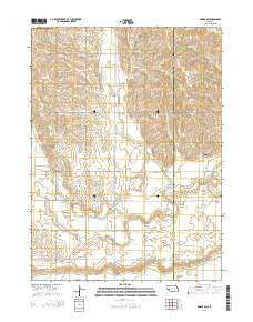 Dodge SW Nebraska Current topographic map, 1:24000 scale, 7.5 X 7.5 Minute, Year 2014