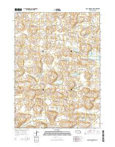 Dolly Warden Lake Nebraska Current topographic map, 1:24000 scale, 7.5 X 7.5 Minute, Year 2014