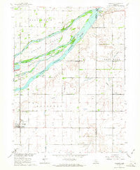 Doniphan Nebraska Historical topographic map, 1:24000 scale, 7.5 X 7.5 Minute, Year 1962