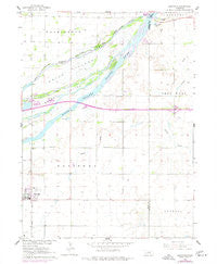 Doniphan Nebraska Historical topographic map, 1:24000 scale, 7.5 X 7.5 Minute, Year 1962