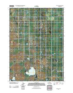 Dora Lake Nebraska Historical topographic map, 1:24000 scale, 7.5 X 7.5 Minute, Year 2011