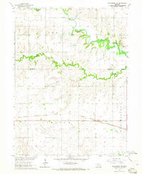 Dorchester NW Nebraska Historical topographic map, 1:24000 scale, 7.5 X 7.5 Minute, Year 1964