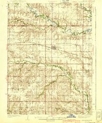 Dorchester Nebraska Historical topographic map, 1:62500 scale, 15 X 15 Minute, Year 1940