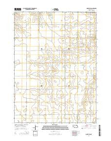 Dorsey SW Nebraska Current topographic map, 1:24000 scale, 7.5 X 7.5 Minute, Year 2014