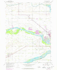 Duncan Nebraska Historical topographic map, 1:24000 scale, 7.5 X 7.5 Minute, Year 1958