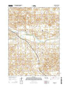 Dunning Nebraska Current topographic map, 1:24000 scale, 7.5 X 7.5 Minute, Year 2014
