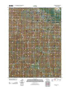 Dunning NE Nebraska Historical topographic map, 1:24000 scale, 7.5 X 7.5 Minute, Year 2011