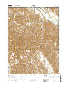 Eddyville Nebraska Current topographic map, 1:24000 scale, 7.5 X 7.5 Minute, Year 2014