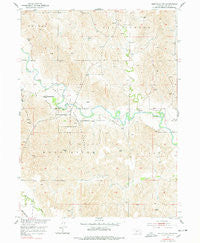 Eddyville NW Nebraska Historical topographic map, 1:24000 scale, 7.5 X 7.5 Minute, Year 1951