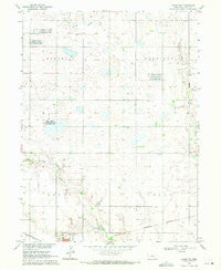 Edgar NW Nebraska Historical topographic map, 1:24000 scale, 7.5 X 7.5 Minute, Year 1969