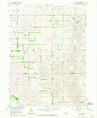 Elgin NW Nebraska Historical topographic map, 1:24000 scale, 7.5 X 7.5 Minute, Year 1963
