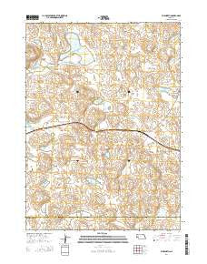 Ellsworth Nebraska Current topographic map, 1:24000 scale, 7.5 X 7.5 Minute, Year 2014