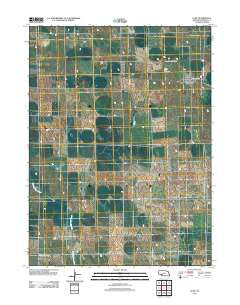 Elsie Nebraska Historical topographic map, 1:24000 scale, 7.5 X 7.5 Minute, Year 2011