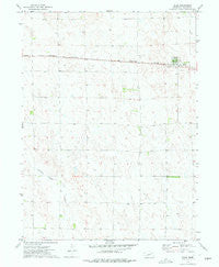 Elsie Nebraska Historical topographic map, 1:24000 scale, 7.5 X 7.5 Minute, Year 1973