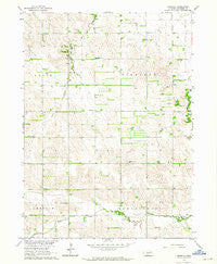 Emerick Nebraska Historical topographic map, 1:24000 scale, 7.5 X 7.5 Minute, Year 1963