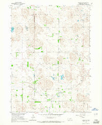 Emmet SW Nebraska Historical topographic map, 1:24000 scale, 7.5 X 7.5 Minute, Year 1964