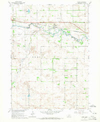 Emmet Nebraska Historical topographic map, 1:24000 scale, 7.5 X 7.5 Minute, Year 1964