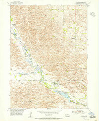 Ericson Nebraska Historical topographic map, 1:24000 scale, 7.5 X 7.5 Minute, Year 1954