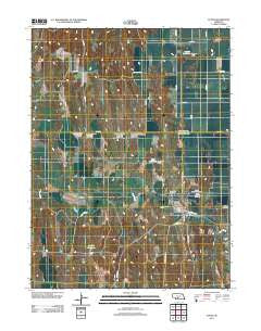 Eustis Nebraska Historical topographic map, 1:24000 scale, 7.5 X 7.5 Minute, Year 2011