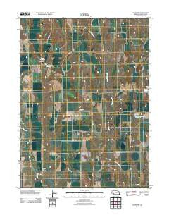 Eustis SW Nebraska Historical topographic map, 1:24000 scale, 7.5 X 7.5 Minute, Year 2011