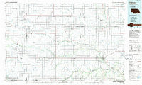 Fairbury Nebraska Historical topographic map, 1:100000 scale, 30 X 60 Minute, Year 1985