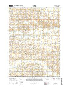 Fordyce Nebraska Current topographic map, 1:24000 scale, 7.5 X 7.5 Minute, Year 2014