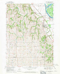 Fort Calhoun Nebraska Historical topographic map, 1:24000 scale, 7.5 X 7.5 Minute, Year 1968