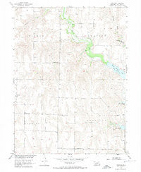 Freedom Nebraska Historical topographic map, 1:24000 scale, 7.5 X 7.5 Minute, Year 1956