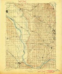 Fremont Nebraska Historical topographic map, 1:125000 scale, 30 X 30 Minute, Year 1896