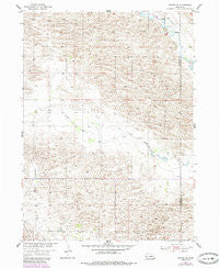 Gables SE Nebraska Historical topographic map, 1:24000 scale, 7.5 X 7.5 Minute, Year 1954