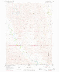 Gables Nebraska Historical topographic map, 1:24000 scale, 7.5 X 7.5 Minute, Year 1954