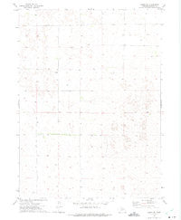 Gandy SW Nebraska Historical topographic map, 1:24000 scale, 7.5 X 7.5 Minute, Year 1972