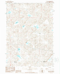 Gaunt Lake Nebraska Historical topographic map, 1:24000 scale, 7.5 X 7.5 Minute, Year 1989