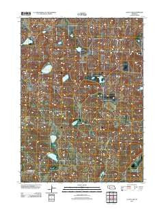 Gaunt Lake Nebraska Historical topographic map, 1:24000 scale, 7.5 X 7.5 Minute, Year 2011