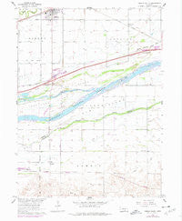 Gibbon South Nebraska Historical topographic map, 1:24000 scale, 7.5 X 7.5 Minute, Year 1962