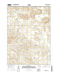 Gordon NW Nebraska Current topographic map, 1:24000 scale, 7.5 X 7.5 Minute, Year 2014