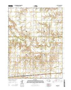 Grafton Nebraska Current topographic map, 1:24000 scale, 7.5 X 7.5 Minute, Year 2014