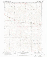 Grainton Nebraska Historical topographic map, 1:24000 scale, 7.5 X 7.5 Minute, Year 1973
