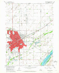 Grand Island Nebraska Historical topographic map, 1:24000 scale, 7.5 X 7.5 Minute, Year 1962