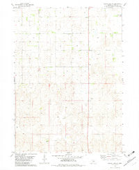 Hagan Lake NE Nebraska Historical topographic map, 1:24000 scale, 7.5 X 7.5 Minute, Year 1982