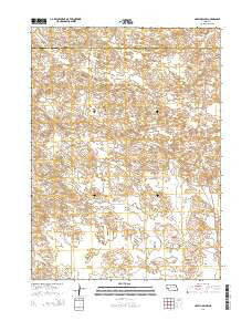Happy Hollow Nebraska Current topographic map, 1:24000 scale, 7.5 X 7.5 Minute, Year 2014