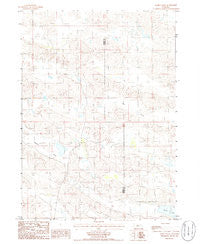 Harr Valley Nebraska Historical topographic map, 1:24000 scale, 7.5 X 7.5 Minute, Year 1985