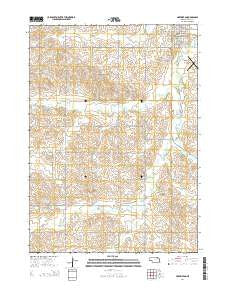 Hartington Nebraska Current topographic map, 1:24000 scale, 7.5 X 7.5 Minute, Year 2014