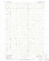 Hartington SW Nebraska Historical topographic map, 1:24000 scale, 7.5 X 7.5 Minute, Year 1968