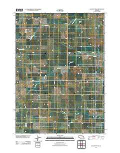 Hartington SW Nebraska Historical topographic map, 1:24000 scale, 7.5 X 7.5 Minute, Year 2011