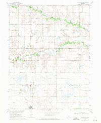 Harvard NE Nebraska Historical topographic map, 1:24000 scale, 7.5 X 7.5 Minute, Year 1969
