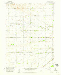 Havens Nebraska Historical topographic map, 1:24000 scale, 7.5 X 7.5 Minute, Year 1958