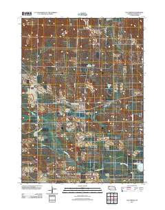 Hay Springs Nebraska Historical topographic map, 1:24000 scale, 7.5 X 7.5 Minute, Year 2011